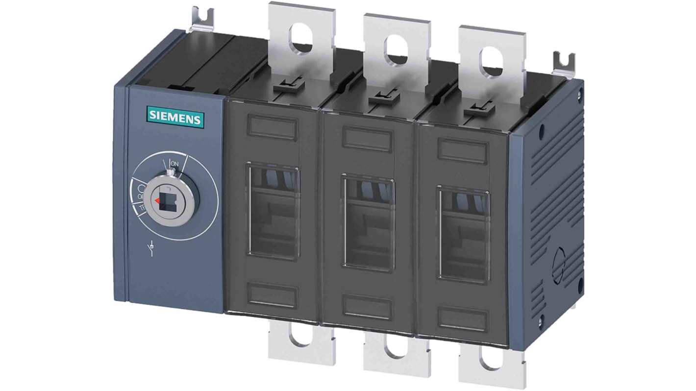 Siemens 3KD Trennschalter 3-polig, 315A, 315A, SENTRON Geschlossen, Größe 3 Sicherungsgröße