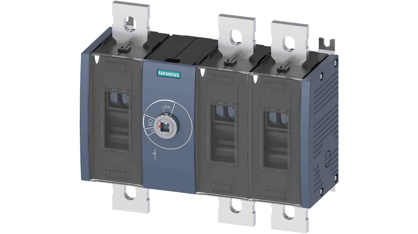 Siemens Switch Disconnector, 3 Pole, 800A Max Current, 800A Fuse Current