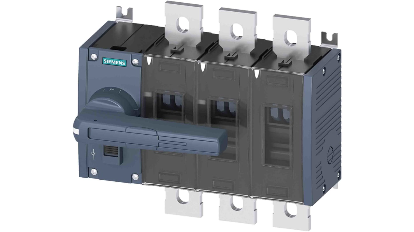 Sezionatore con interruttore Siemens 3KD4832-0QE10-0, corrente max 800A Integrato, 3, fusibile Misura 4 SENTRON 3KD