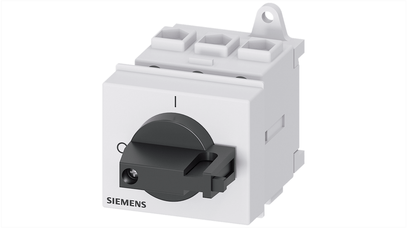 Sezionatore con interruttore Siemens 3LD2130-0TK11, corrente max 25A Integrato, 3, fusibile Misura 2 SENTRON 3LD