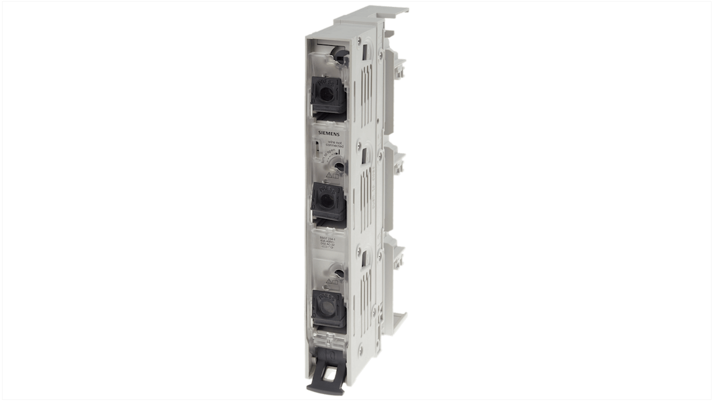 Siemens 5SG Sicherungstrennschalter 3-polig, 63A, 63A, MINIZED, D02 Sicherungsgröße