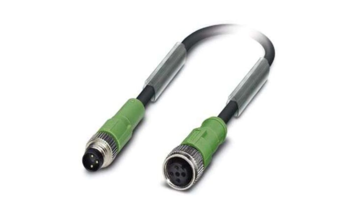 Phoenix Contact M8 to M12 Sensor Actuator Cable, 300mm