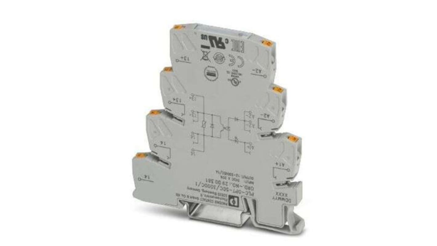 Szilárdtestrelé 1 A DIN-sín, 6 V DC PLC PLC-OPT- 5DC/300DC/1