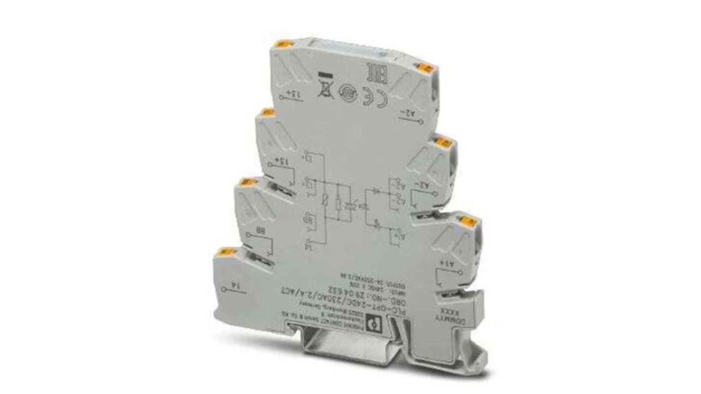 Phoenix Contact PLC-OPT Series Solid State Interface Relay, 10 mA Load, DIN Rail Mount