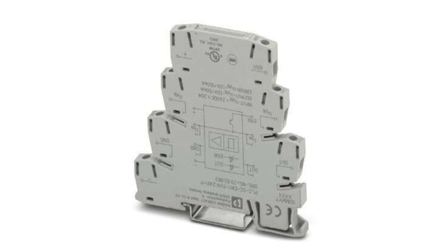 Phoenix Contact PLC-SC-EIK Series Solid State Interface Relay, DIN Rail Mount