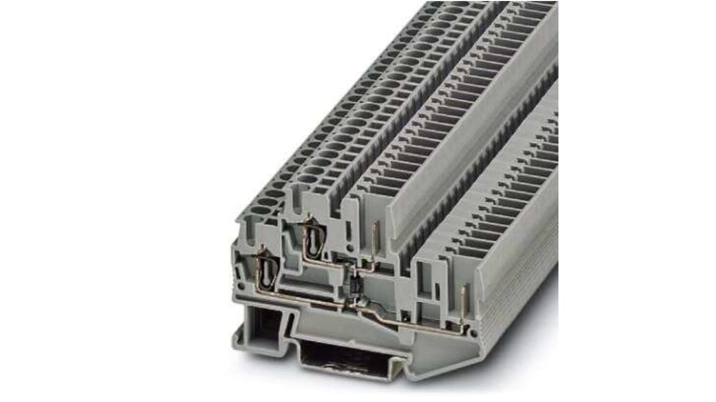 Module pour composant Phoenix Contact 5/2P, STTB 2, 0.08 → 4mm², Gris