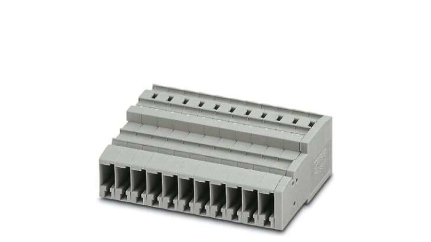 Phoenix Contact SC 4 Series Grey Combi Plug, 0.08 → 6mm², Spring Cage Termination