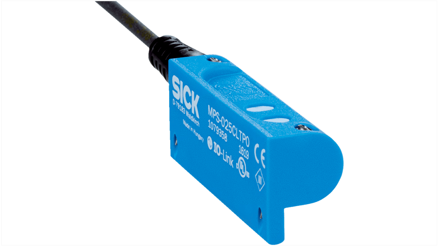 Sick Magnetic Cylinder Sensor - Position Sensor Pneumatic Position Detector, IP67, 12 → 30V dc, MPS-C, with LED
