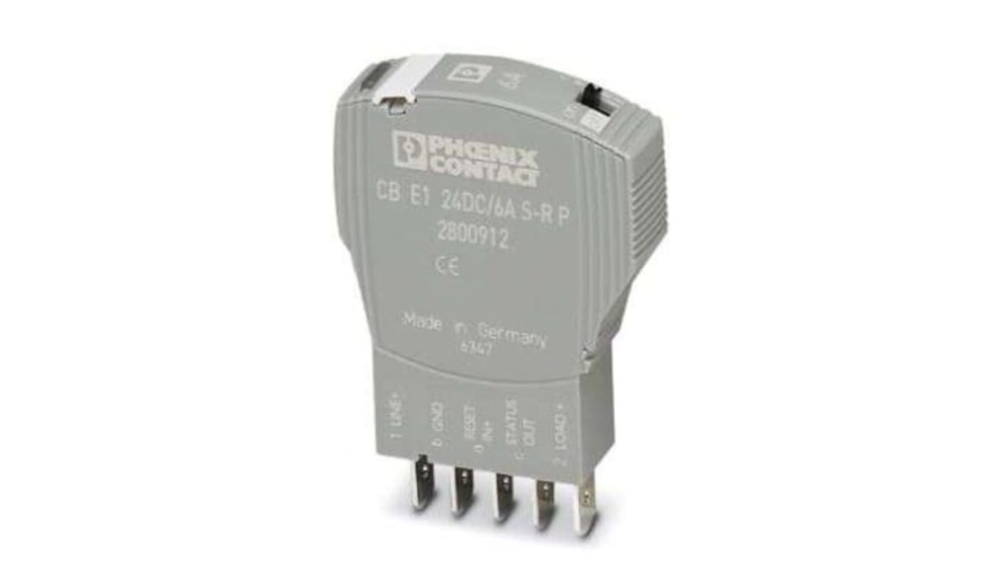 Disjoncteur électronique Phoenix Contact, 6A, 24V, 1 canal, CB