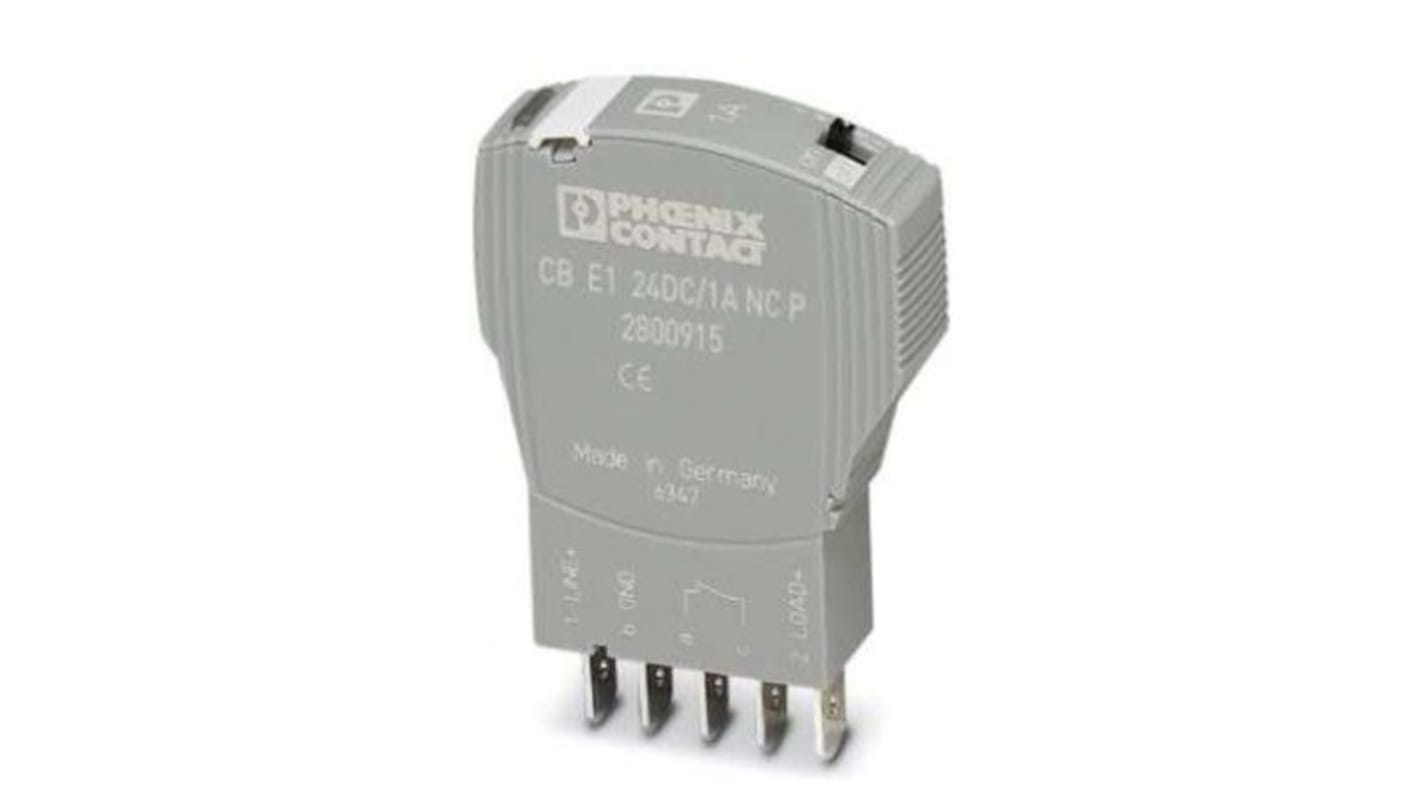 Disjoncteur électronique Phoenix Contact, 1A, 24V, 1 canal, CB