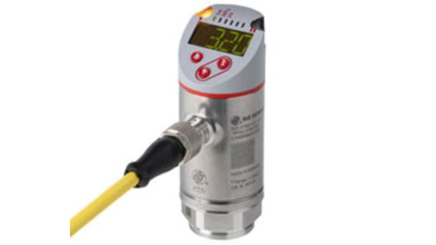 Sensor de presión manométrica Norgren, 0bar → 400bar, 30 V dc, salida Transistor, para Nivel de líquido, gas, IP67