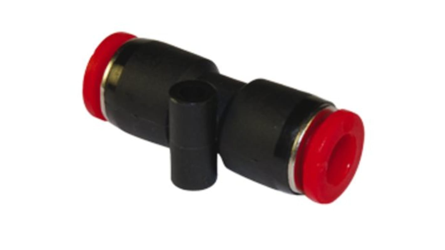 Norgren Pneufit C Series Tube-to-Tube Adaptor, Push In 6 mm to Push In 6 mm, Tube-to-Tube Connection Style