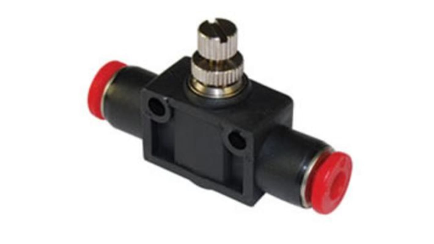 Norgren Pneufit C Series Tube In-line Regulator, Push In 8mm Tube Inlet Port x Push In 8mm Tube Outlet Port