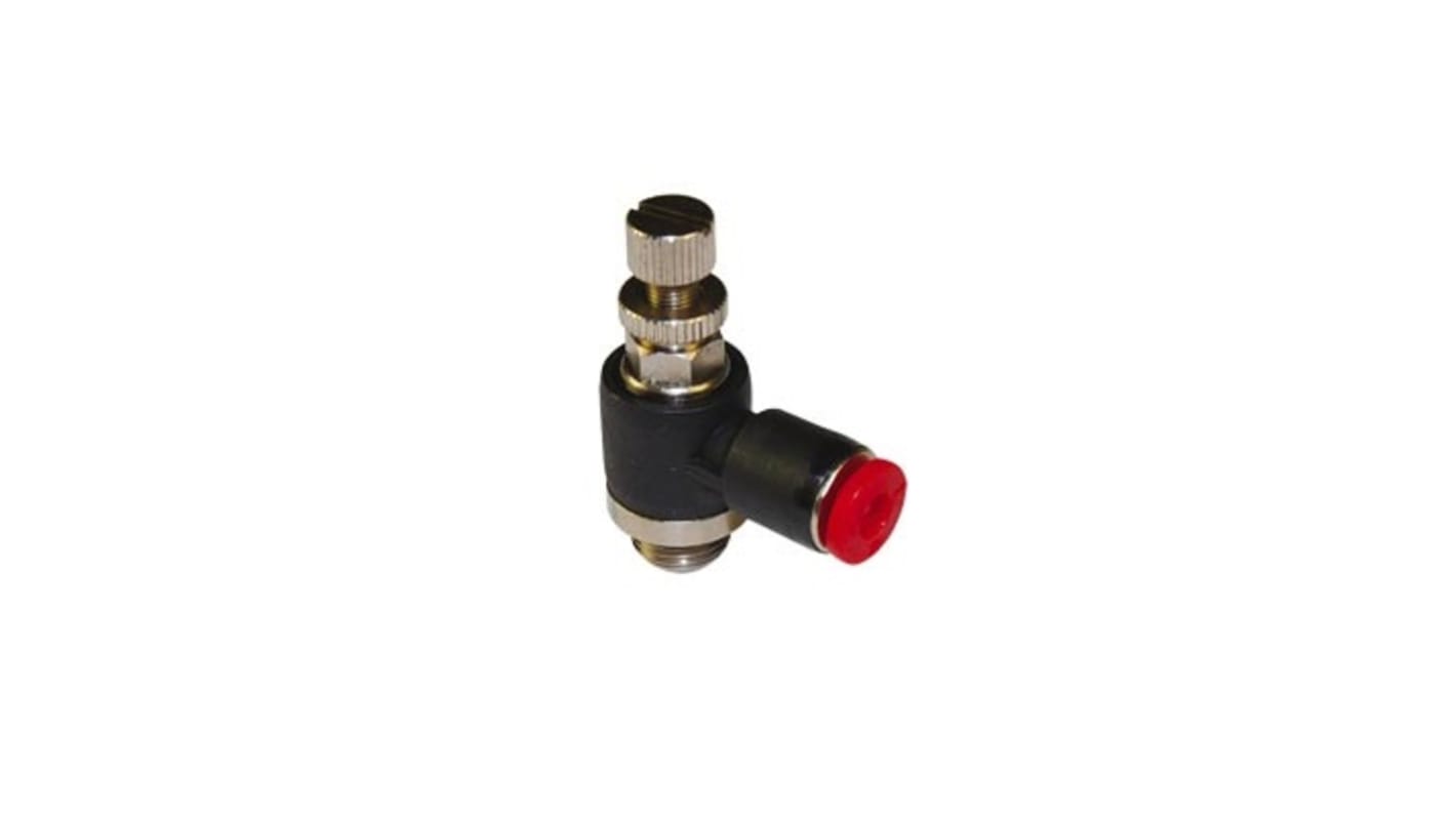 Norgren Pneufit C Series Threaded In-line Regulator, Push In 6mm Tube Inlet Port x Push In 6mm Tube Outlet Port