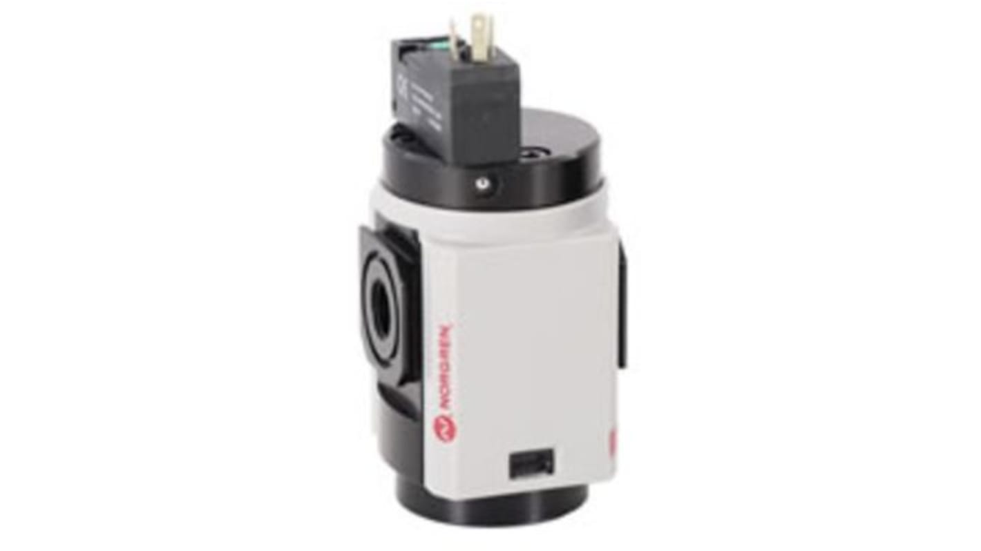 Norgren 2/3 Pneumatic Solenoid/Pilot-Operated Control Valve - Solenoid G 1/4 Excelon Plus Series