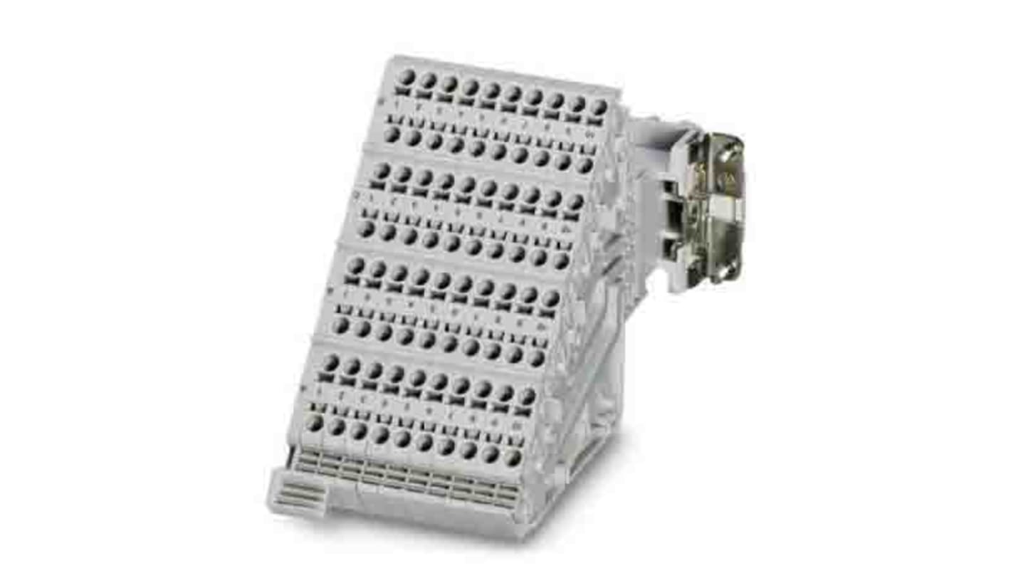 Phoenix Contact Terminal Adapter, 40 Way, 10A, Female, D40, Panel Mount, 250 V ac