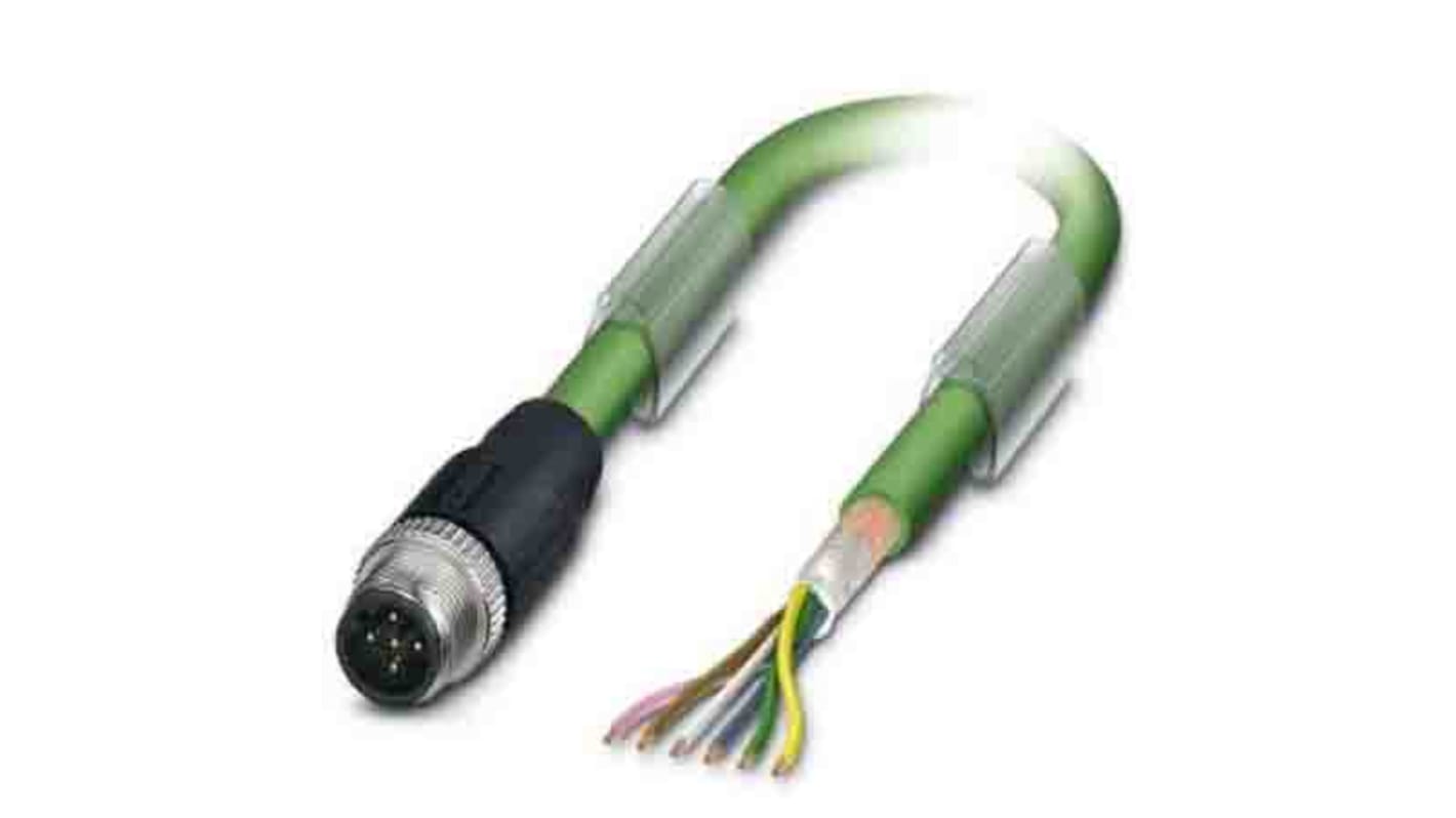 Kabel a konektor, A: Rovný samec M12, řada: SAC Phoenix Contact