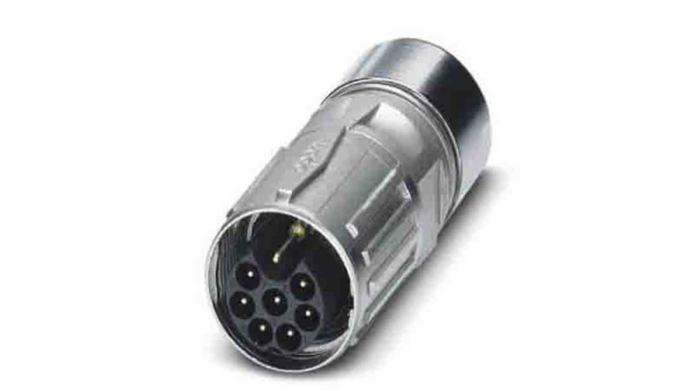 Conector circular Phoenix Contact macho serie ST de 9 vías macho, Montaje Aéreo, IP67