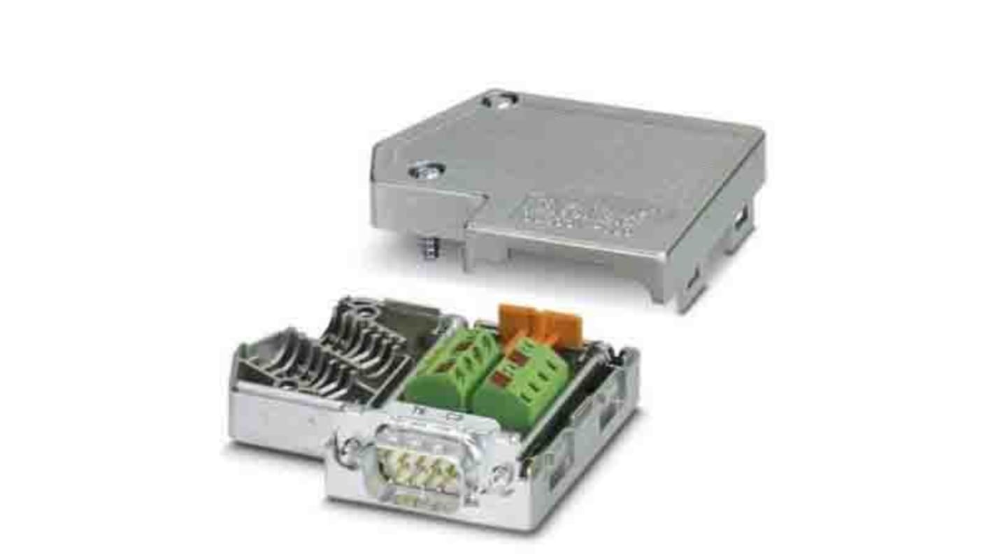 Conector D-sub Phoenix Contact, Serie Modbus RTU, Recto, Montaje de Cable, Macho, con Bloqueos roscados 4-40