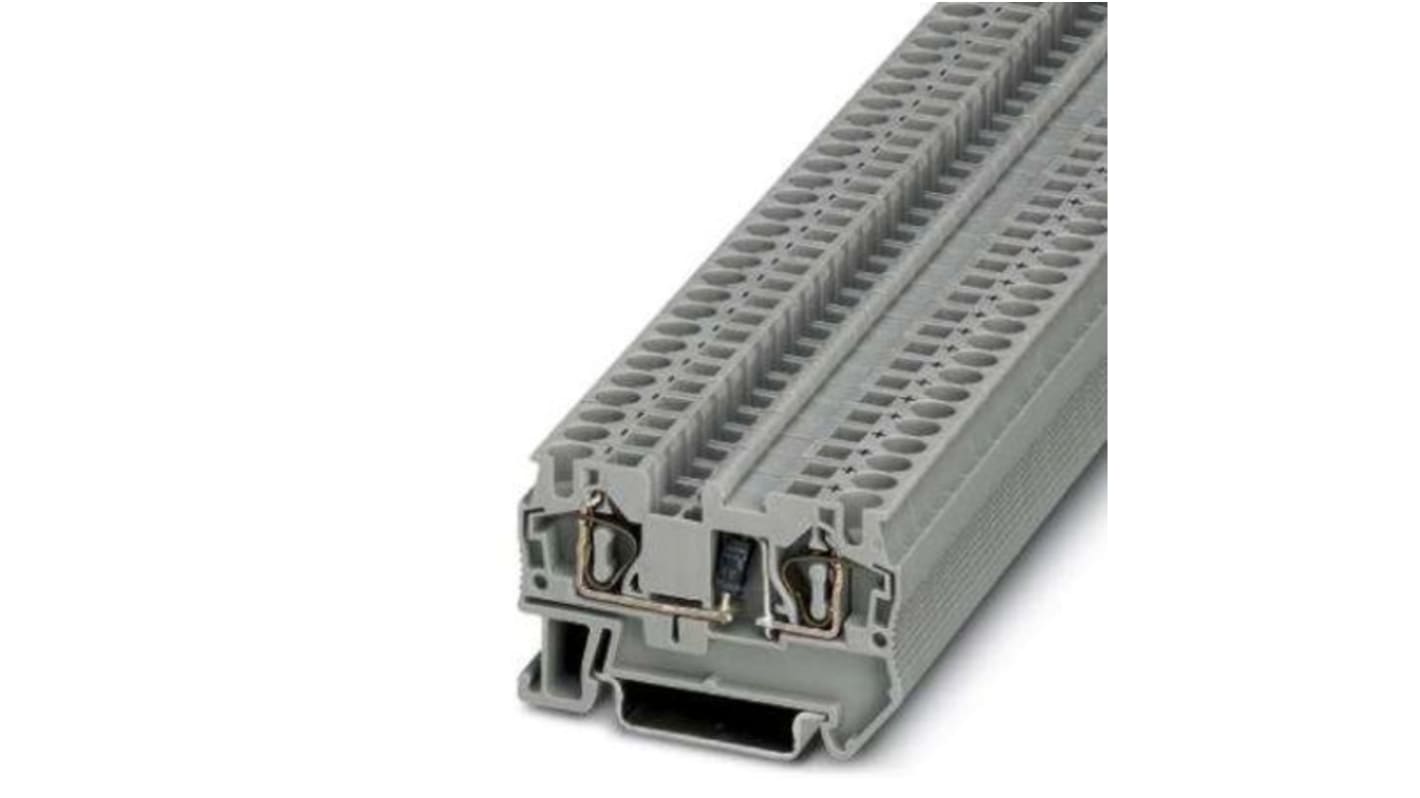 Phoenix Contact ST 4-DIO 1N 5408/R-L Series Grey Component Terminal Block, 0.08 → 6mm²