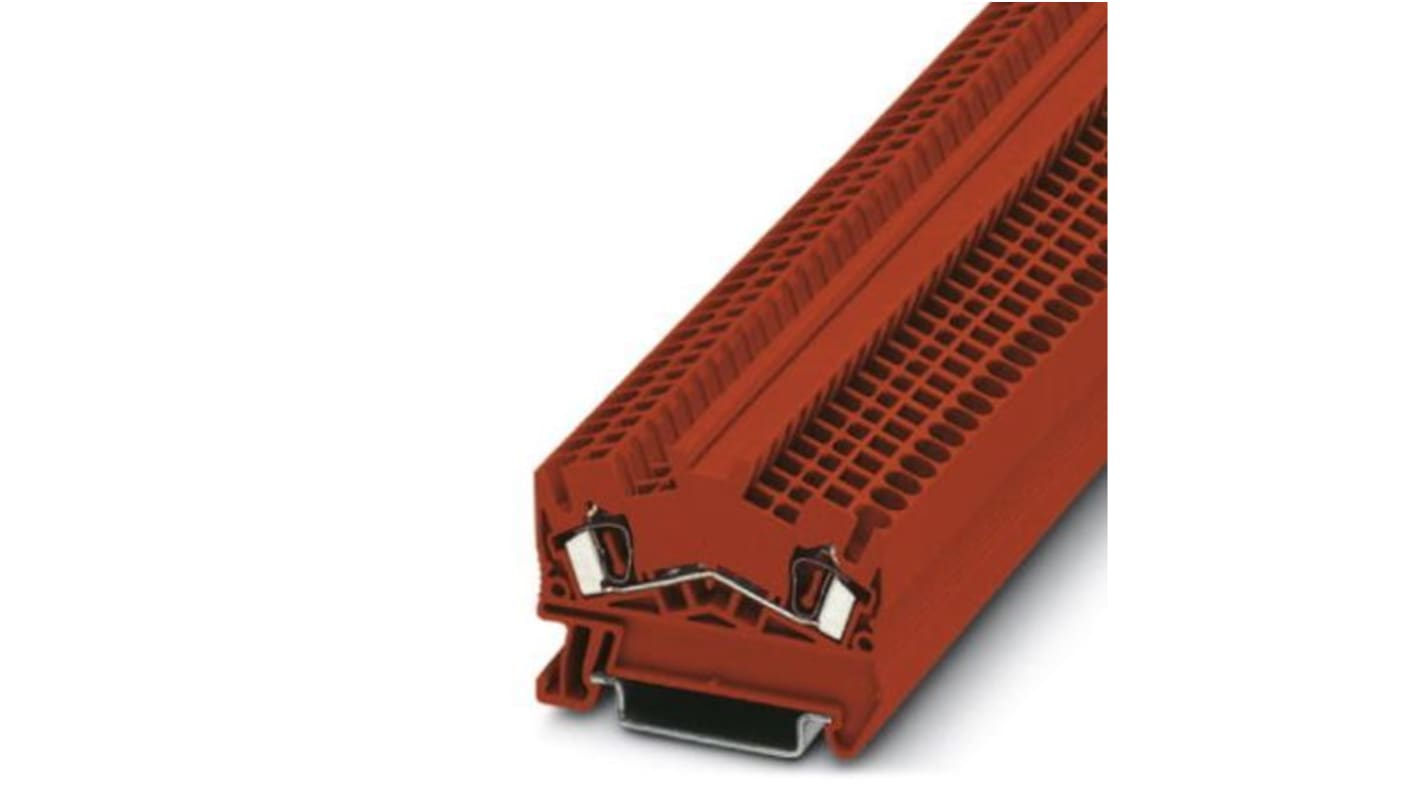 Phoenix Contact STS 2.5 RD Series Red Feed Through Terminal Block, 0.08 → 4mm², ATEX, IECEx