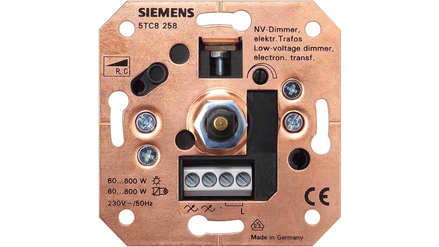 Interruttore dimmer 1 via vie Siemens 5TC8258, 20-315W