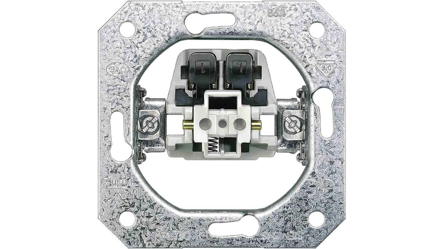 Siemens 5TD2 Lichtschalter, Bündig-Montage IP 20 10A, 250V, Metall