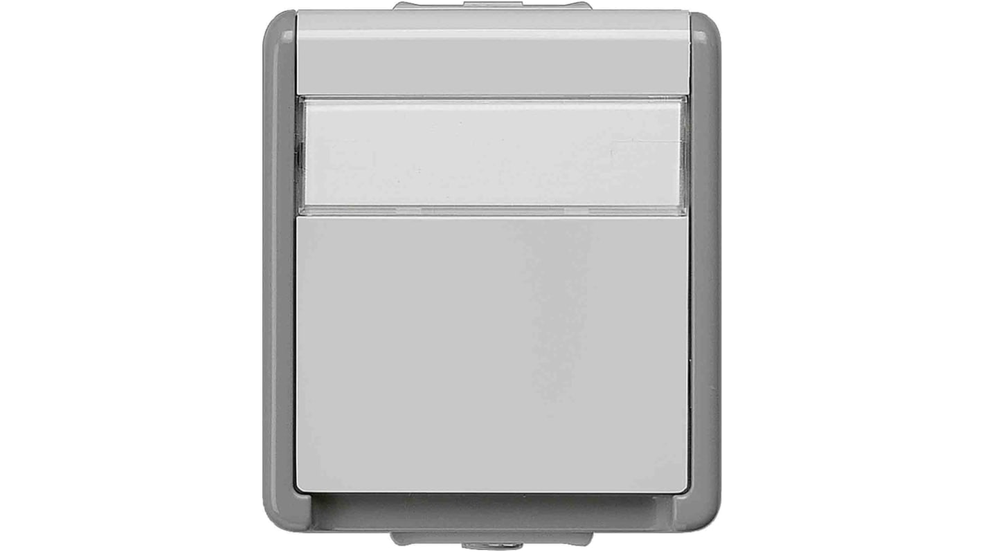 Presa elettrica, Siemens 5UB4718, 16A, 1 modulo, Grigio In interni, Montaggio superficiale