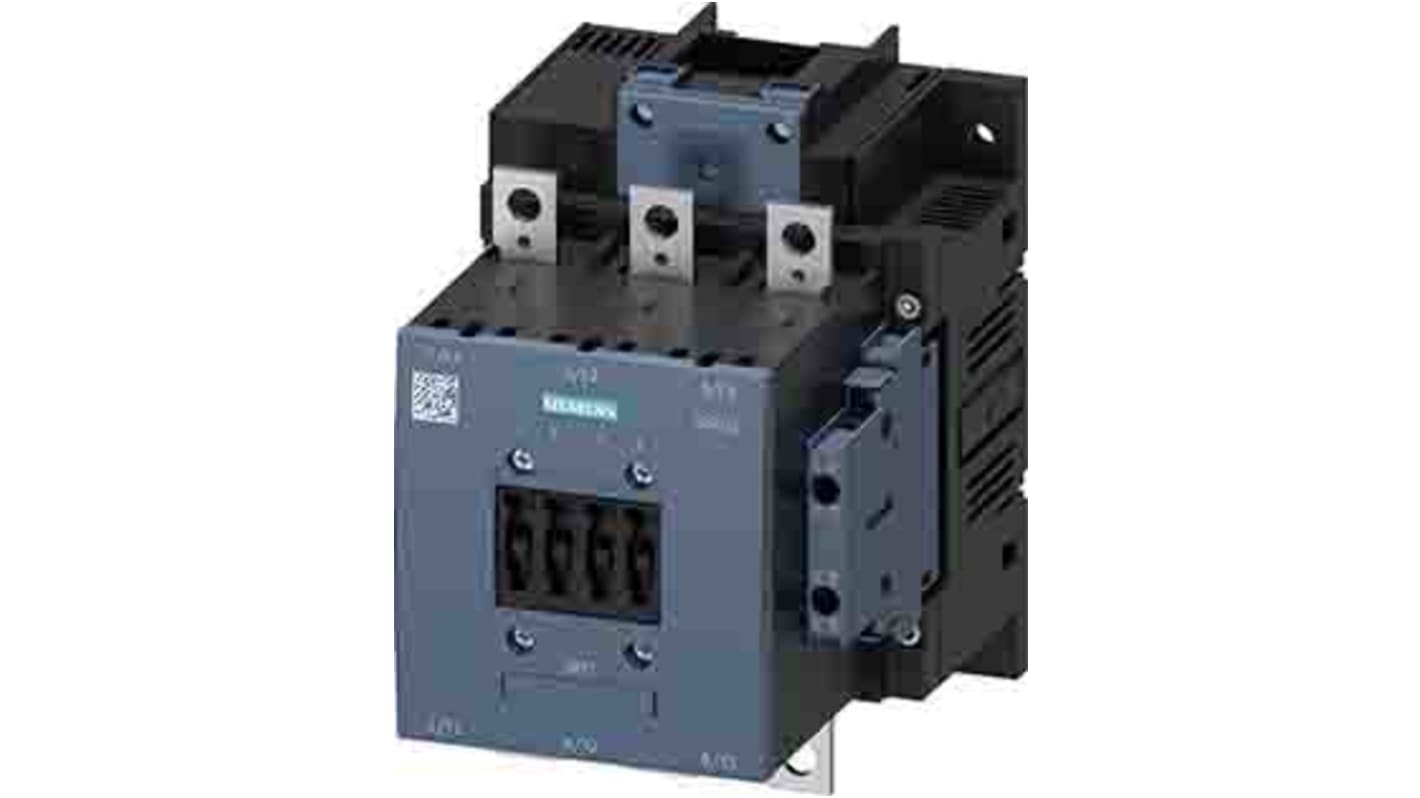 Contattore Siemens, 3 poli, 2NO + 2NC, 150 A, 75 kW, bobina 240-277 V ac/dc