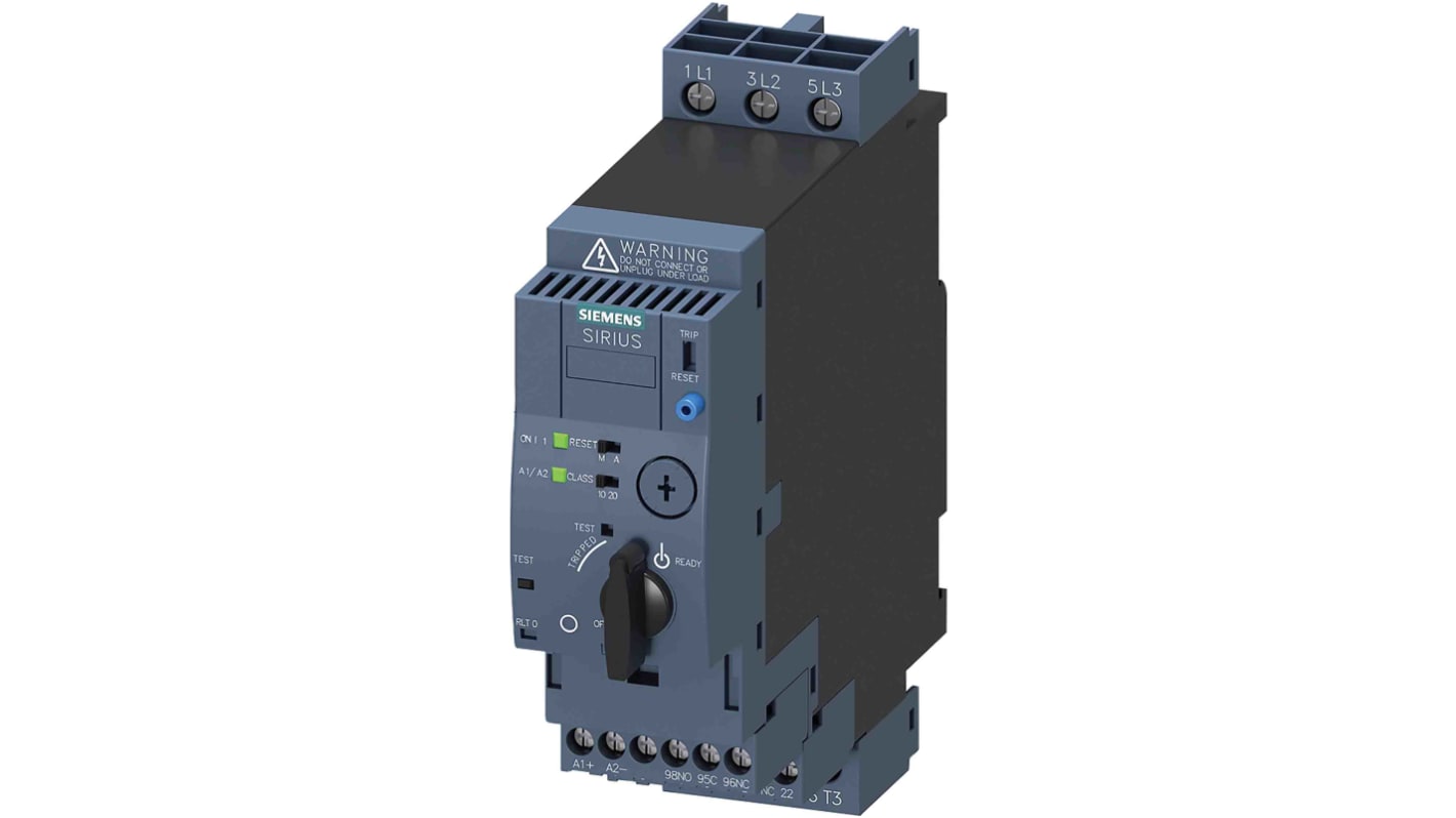 Starter DOL Automatico, manuale Siemens, 3 fasi, 0,75 kW, 690 V c.a., IP20