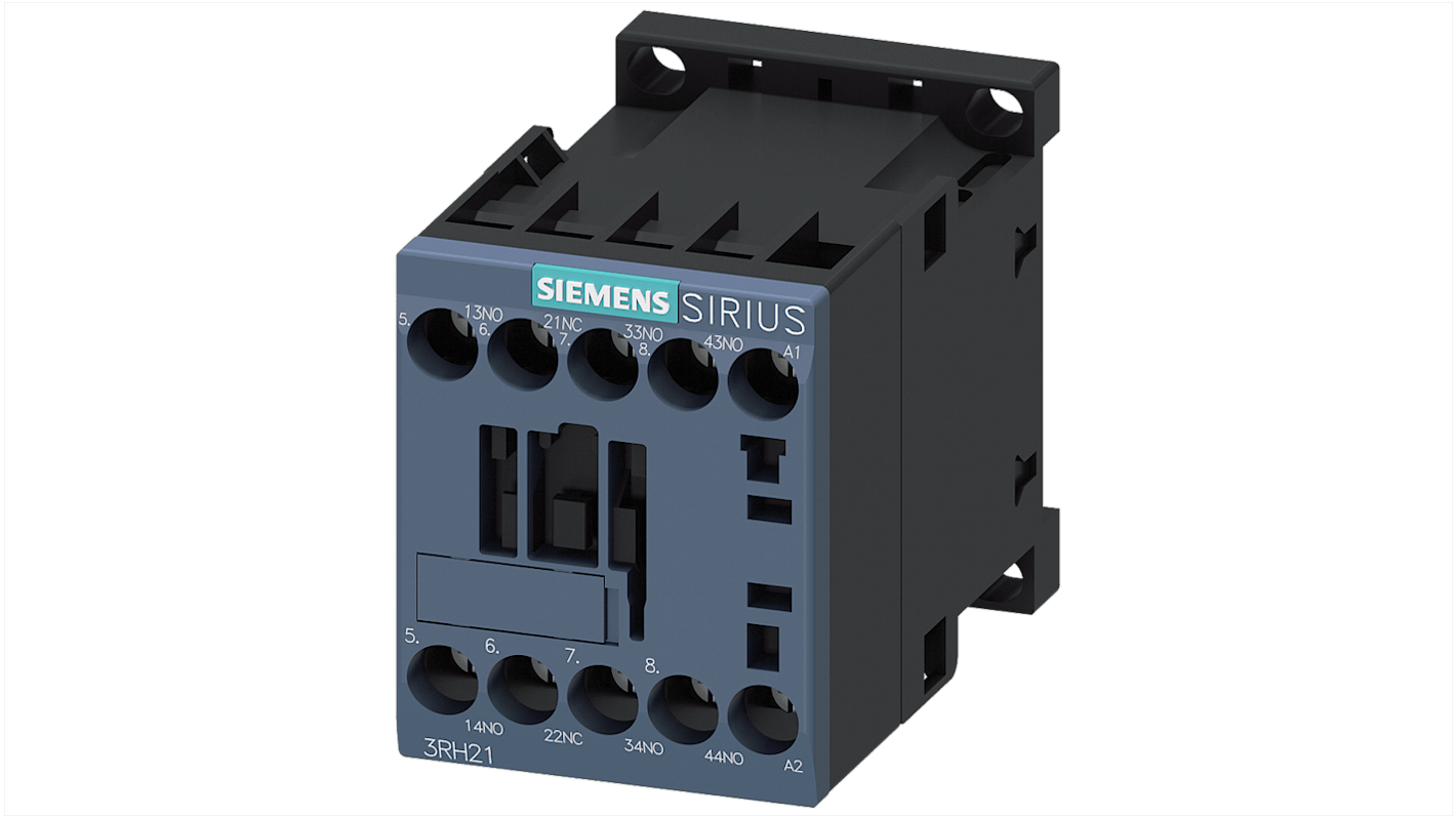 Contattore Siemens, 1NC + 3NO, 3 A