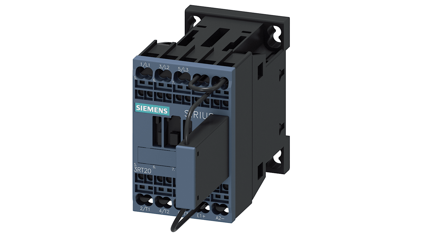 Siemens SIRIUS Contactor, 3-Pole, 5.5 kW, 3NO