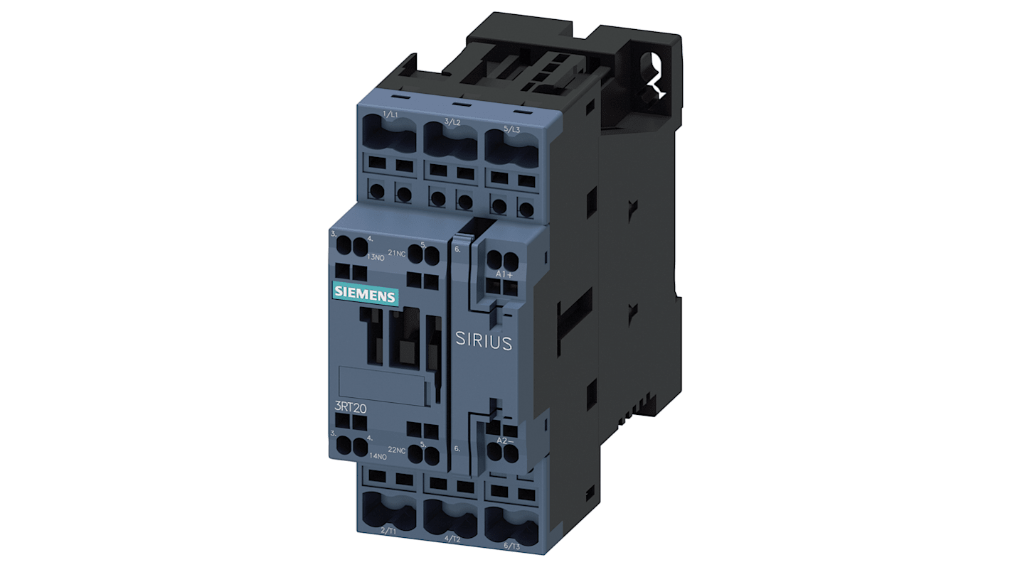 Contattore Reversibile Siemens, 3 poli, 1 NO + 1 NC, 15 kW