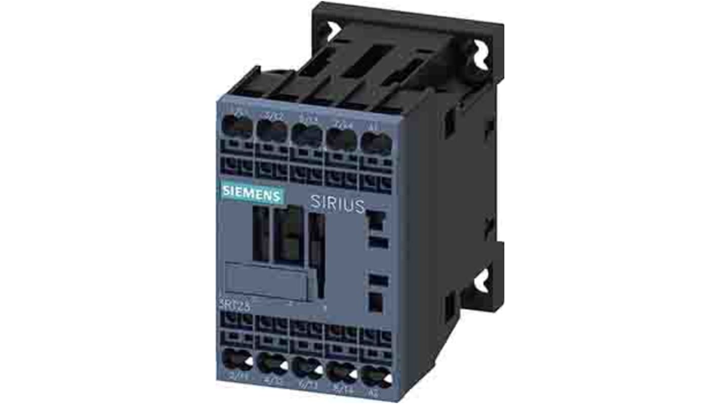 Contattore Siemens, 4 poli, 4 NA, 18 A, bobina 230 V c.a.
