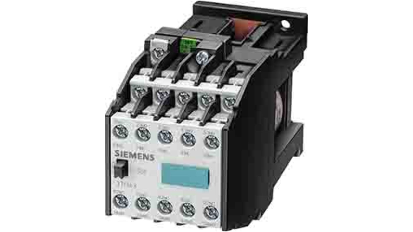 Contactor Siemens de 10 polos, 10NO, 10 A, bobina 24 V