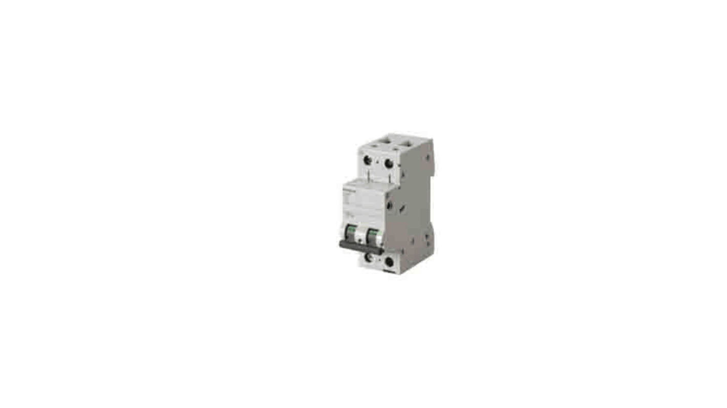 Siemens SENTRON 5SL6 MCB, 1P+N, 300mA Curve C, 230V AC, 72V DC