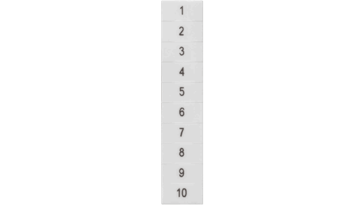 Siemens, 8WH Inscription Label for use with Terminal Blocks