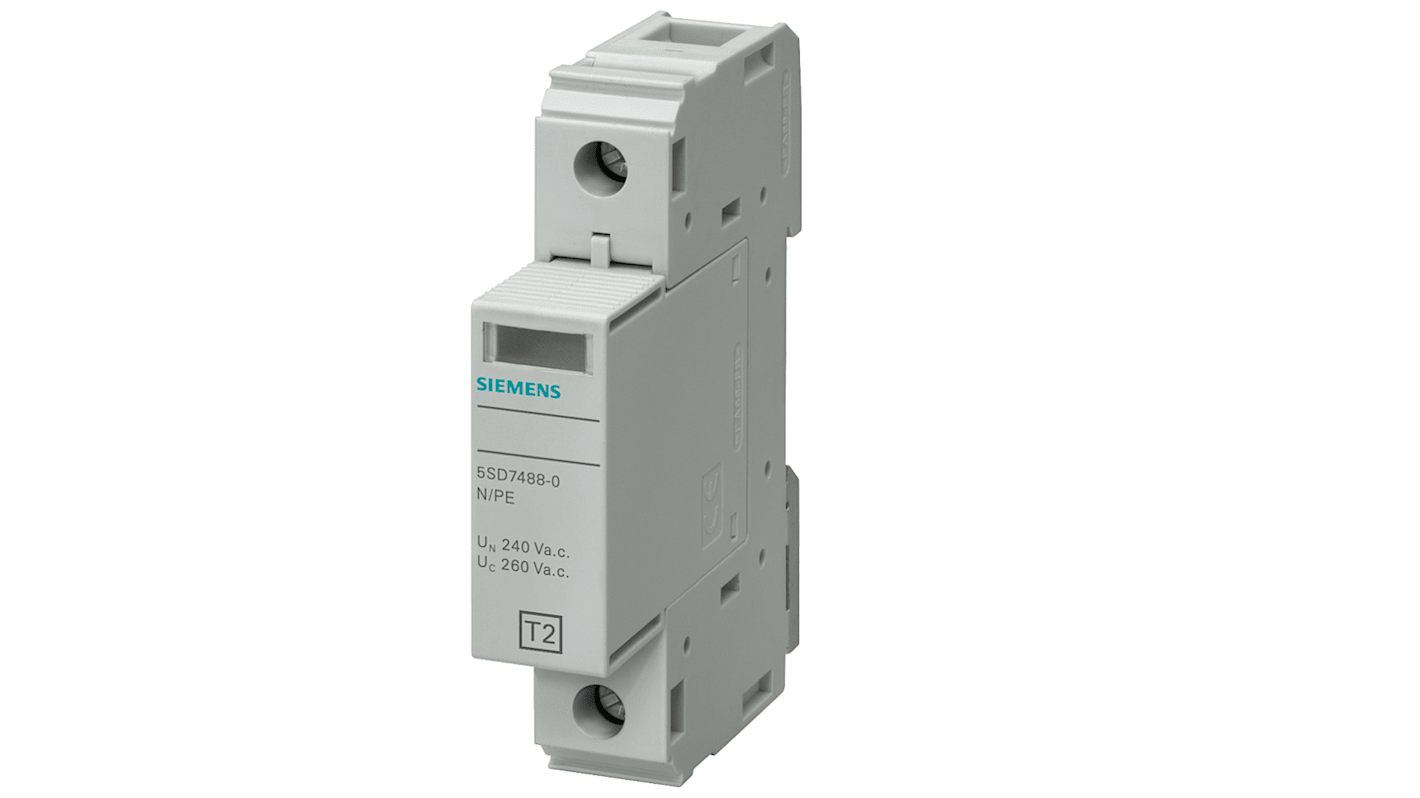 Protector de sobretensiones transitorias Fase1, montaje: Carril DIN 5SD