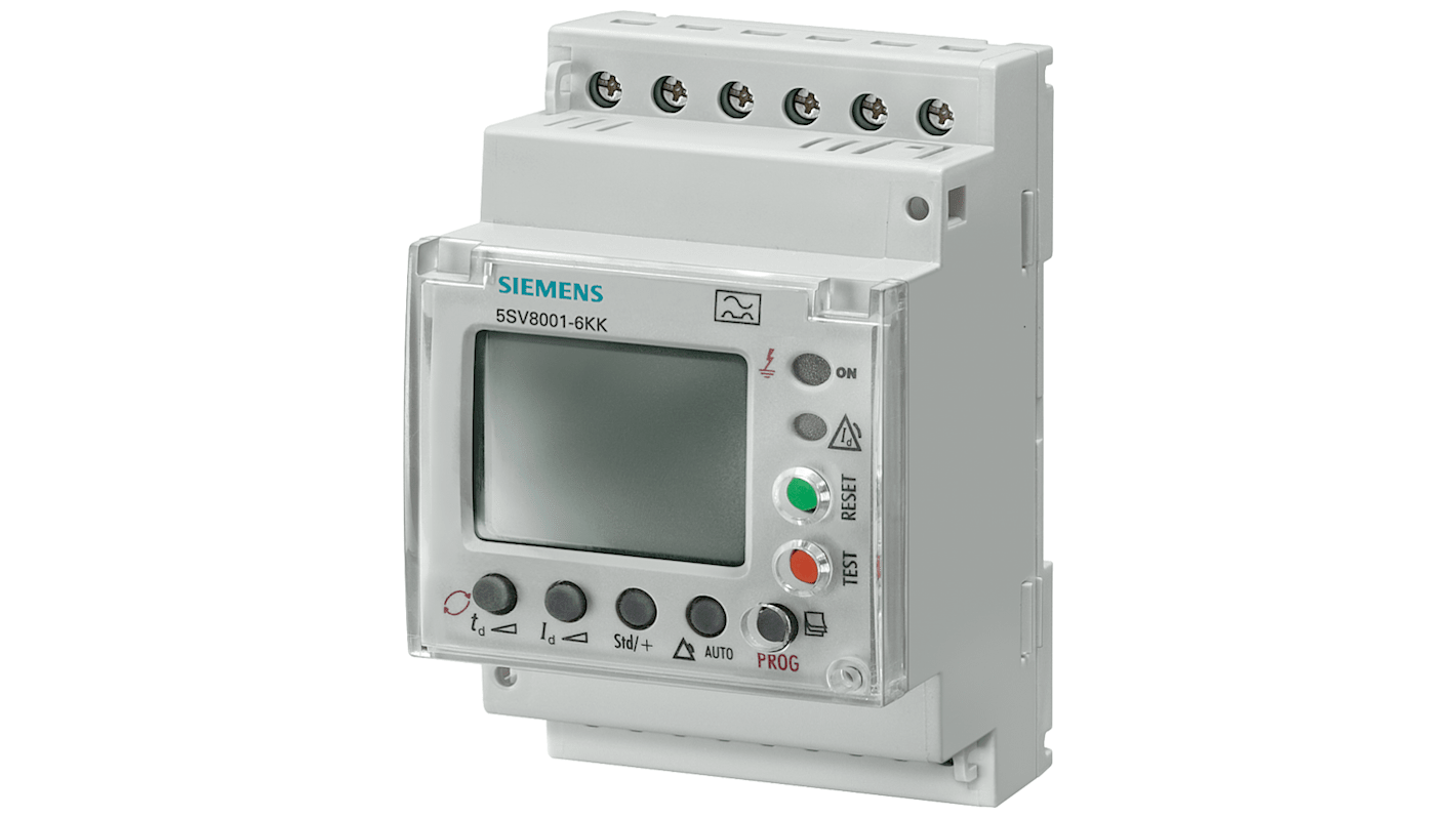 Relé de supervisión de Corriente Siemens serie 5SV, DPDT