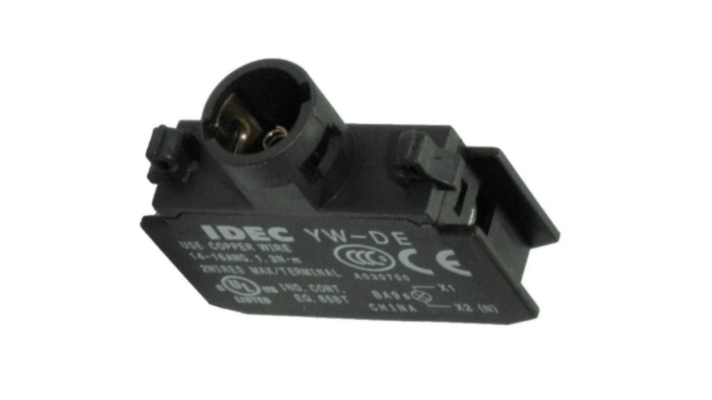 Idec YW Series Contact Block, 1CO