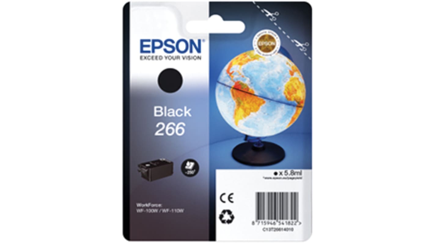 Epson C13T26614010 Druckerpatrone für Epson Patrone Schwarz 1 Stk./Pack Seitenertrag 250