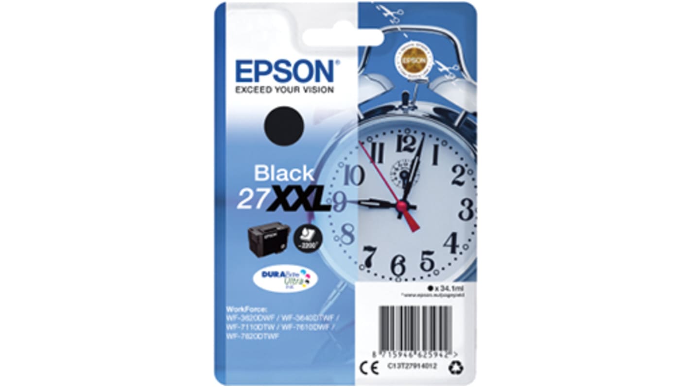 Epson C13T27914012 Druckerpatrone für Epson Patrone Schwarz 1 Stk./Pack Seitenertrag 2200