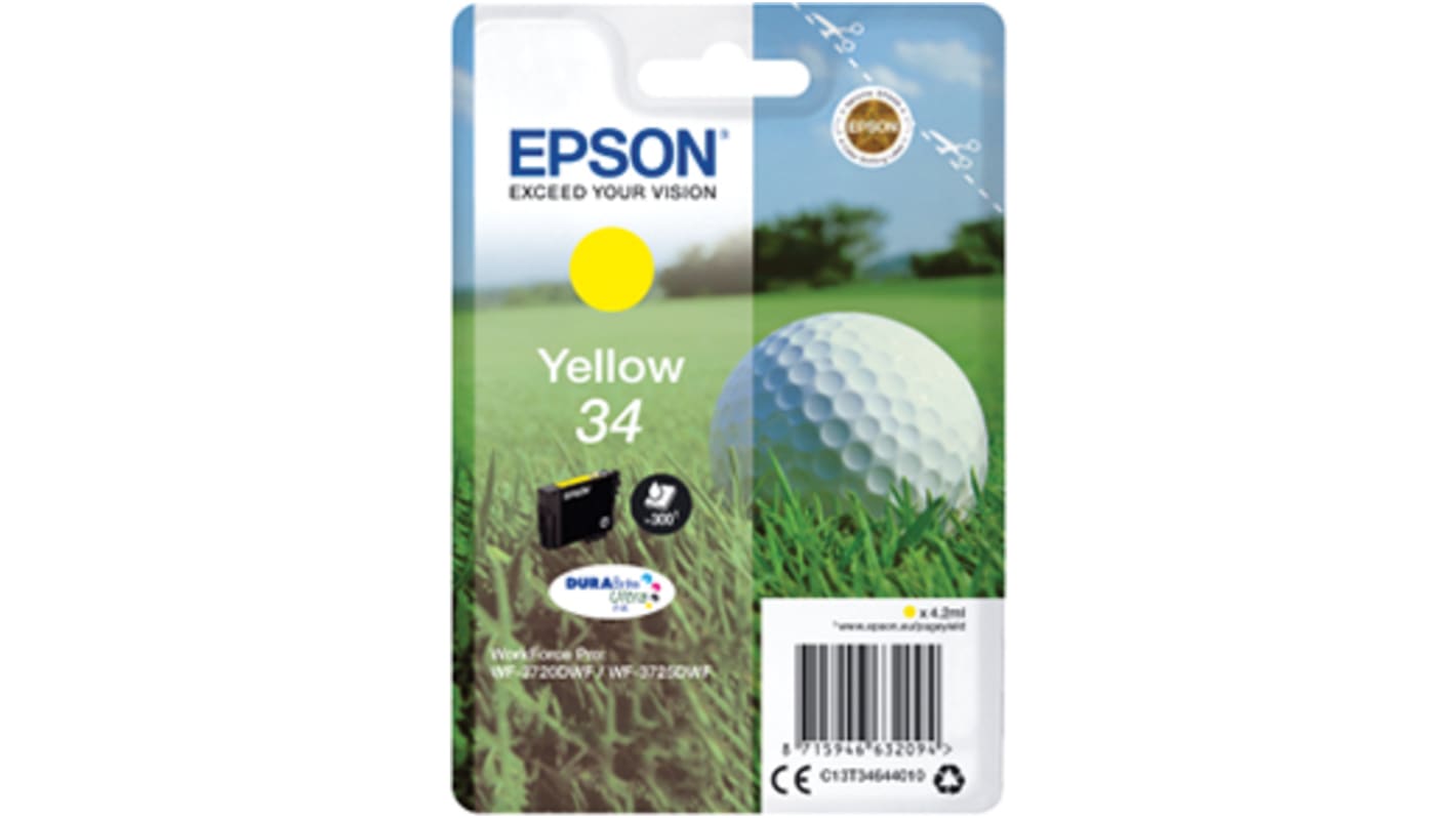 Epson C13T34644010 Cyan Ink Cartridge