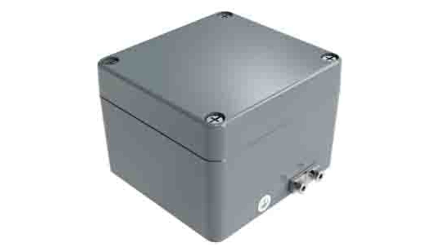 Caja RS PRO de Aluminio Presofundido Gris, 57 x 75 x 80mm, IP66, Apantallada, ATEX, IECEx