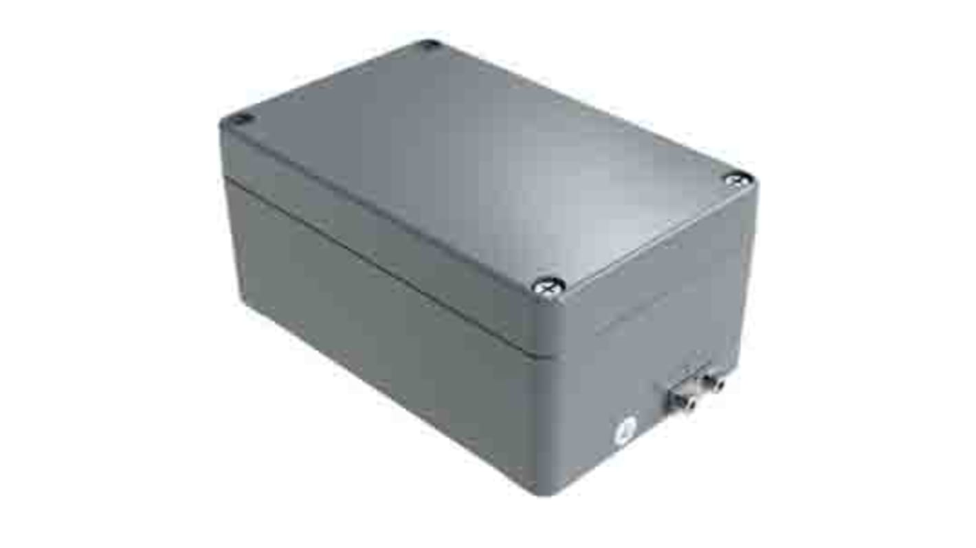 Caja RS PRO de Aluminio Presofundido Gris, 57 x 125 x 80mm, IP66, Apantallada, ATEX, IECEx