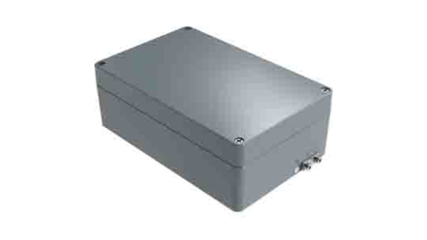 Caja RS PRO de Aluminio Presofundido Gris, 101 x 280 x 180mm, IP66, Apantallada, ATEX, IECEx