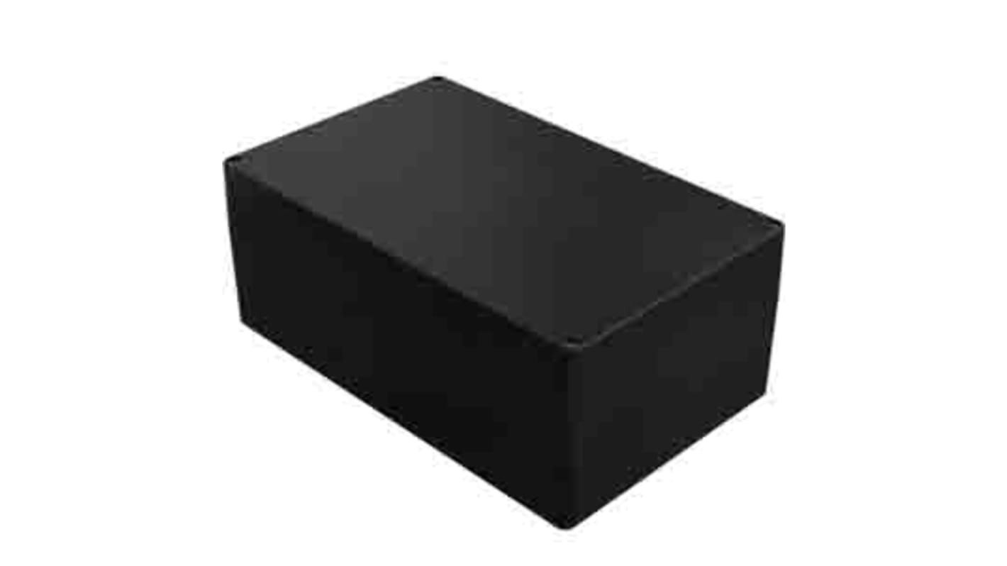 RS PRO Black Fibreglass Reinforced Polyester Enclosure, IP66, IK09, Black Lid, 161 x 400 x 250mm