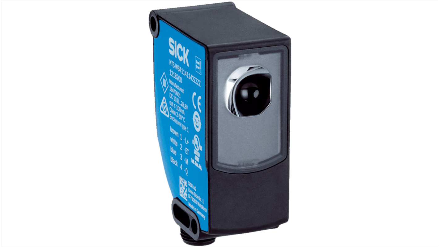 Sick KTS Core Kontrastsensoren 13 mm, IP67, Push-Pull 100 mA, 10 → 30 V dc