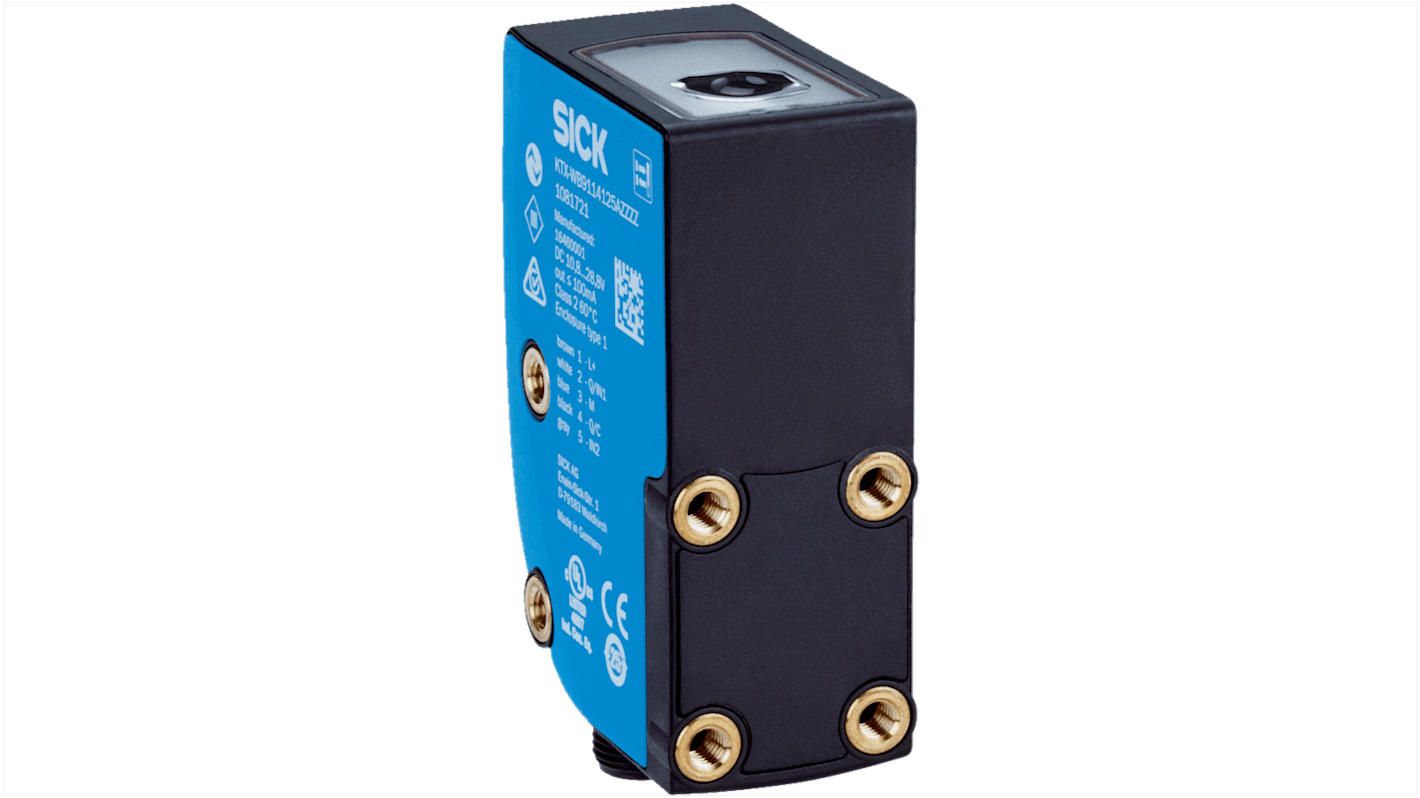 Sick KTX Prime Kontrastsensoren 13 mm, IP67, Druck/ZUG 100 mA, 10 → 30 V dc