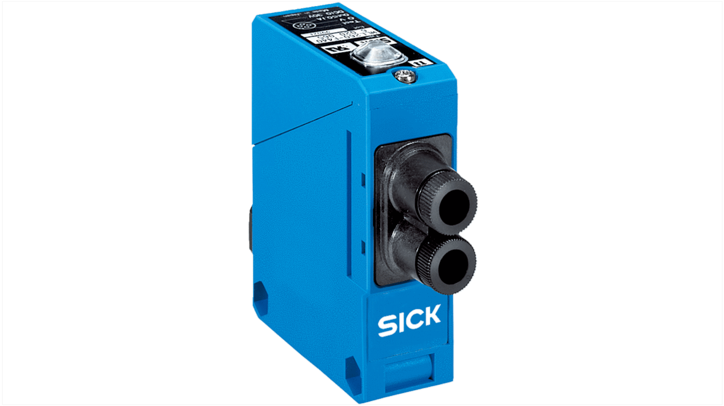 Capteur pour fibre optique Sick Verre, Plastique, PNP, IP66, 10 → 30 V c.c.